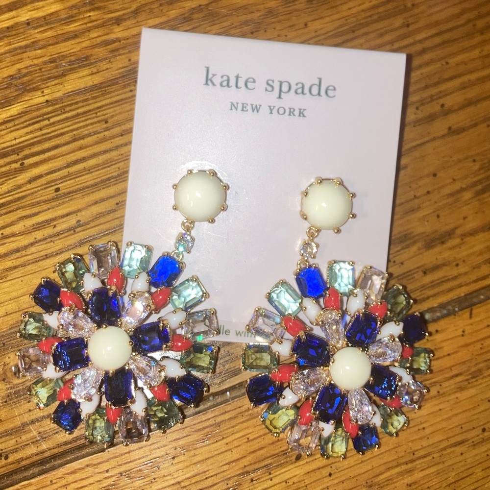Kate Spade Fireworks Floral Earrings MSRP $129